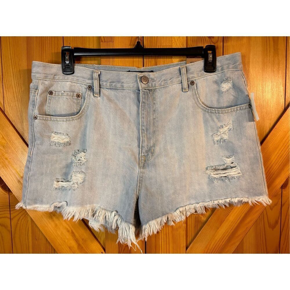 Aeropostale 18 High Waisted Cheeky Shorts Distressed Short Shorts nwt (4836)